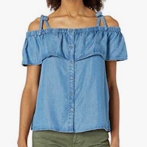 Lucky Brand Jean top w/buttons